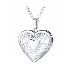 Heart Locket Stainless Steel Necklace