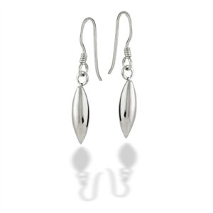 Sterling Silver High Polish Dangle Earring