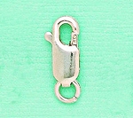 12MM LOBSTER CLASP STERLING SILVER
