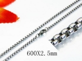 STAINLESS STEEL CHAIN 24" 2.5MM