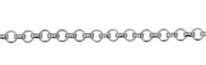 1.4MM 24" ROLO STERLING SILVER CHAIN