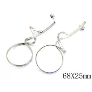 Fashion Stainless Steel Post Drop Dangle Earrings