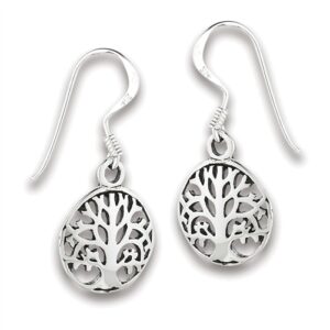 Tree of Life Sterling Silver Earrings
