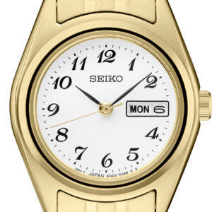 Ladies Gold Tone Seiko™ Essentials Watch