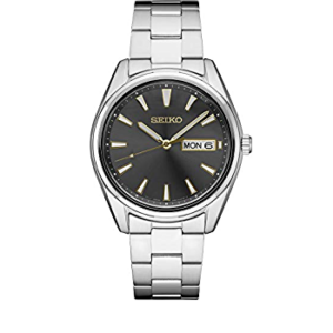 Seiko Essentials Charcoal Dial Watch