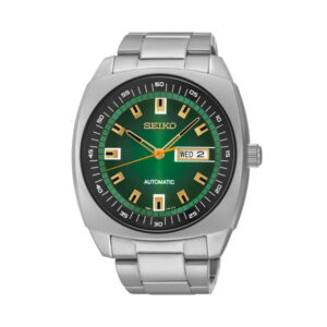 Seiko Essentials Recraft Series Automatic Green Face Watch