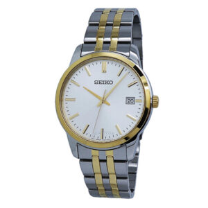 Mens Two Tone Seiko™ Essentials Watch