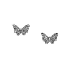 Butterfly Sterling Silver Post Stud Earrings