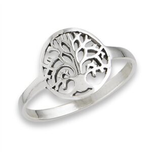 13mm | Sterling Silver Tree Of Life Ring