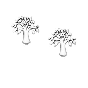 Sterling Silver Tree of Life Earrings