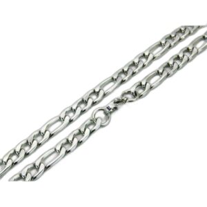 3-6mm Figaro Stainless Steel Chain