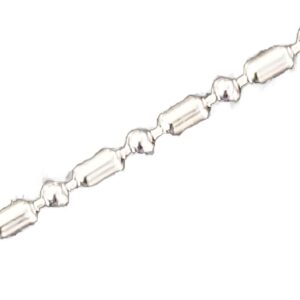 24" | Ball Military Style Fashion Stainless Steel Chain